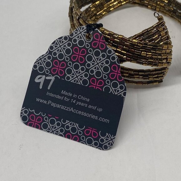 Paparazzi Jewelry Shooting Stars Brass Bracelet Item‎ 97 - Picture 7 of 9